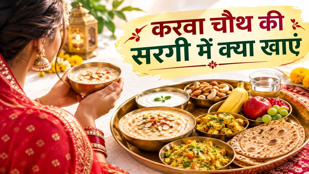 करवा चौथ की सरगी में क्या खाएं? जानें 8 जरूरी चीजें और हेल्दी कॉम्बिनेशन