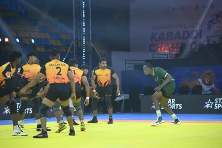 कॉमनवेल्थ कबड्डी में सेमीफाइनल में युगांडा और केन्या की भिड़ंत, श्रीलंका की टीमों ने बनाई टॉप-4 जगह
