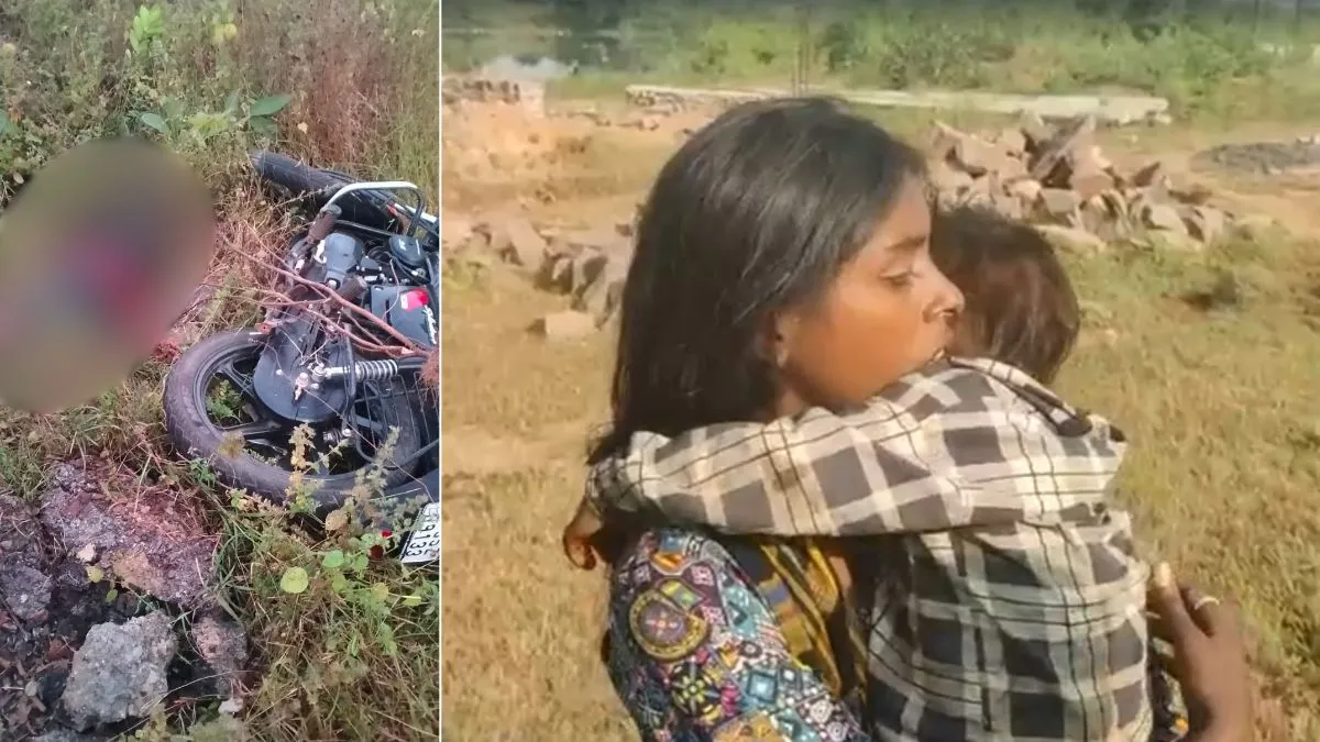 पन्ना में हादसे में पिता की मौत, डेढ़ साल का मासूम सुरक्षित बचा