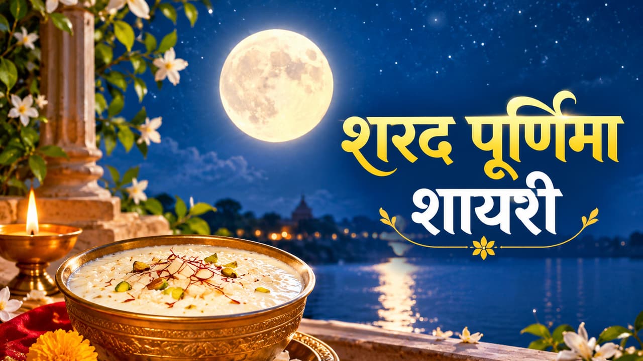 शरद पूर्णिमा पर अपनों को भेजें दिल छूने वाली शायरी और शुभकामनाएं
